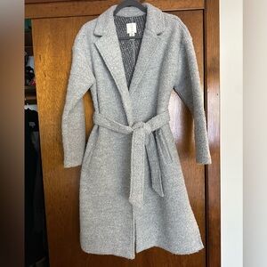 Joie Gray Textured Coat